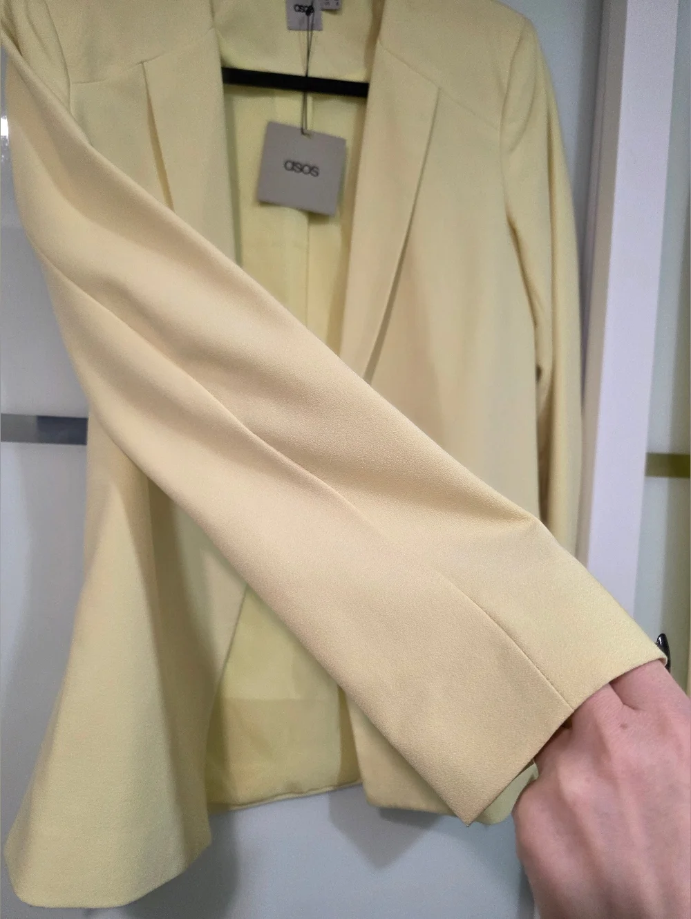 ASOS Lemon Yellow Tailored Suit Set – Blazer & Pants – US 6 – NWT - Picture 14 of 17